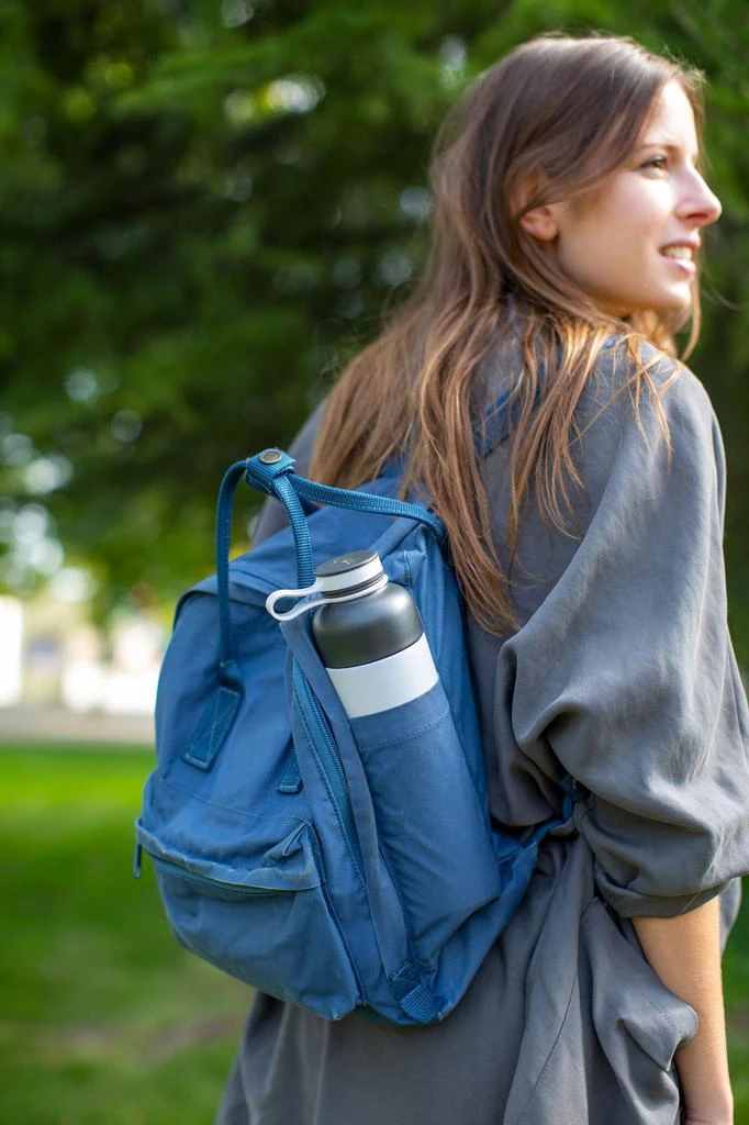 Lekue Insulated Bottle To Go, 16.9-Ounce, Gray 3