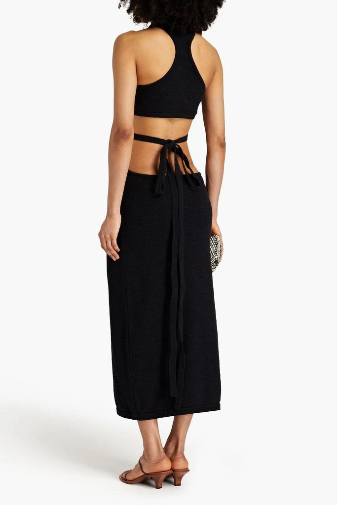 Aziza cutout cotton-blend midi dress  On Sale Now with Up to 70% Off |  Discover Exclusive Deals & Savings at BeyondStyle  Authentic Cult Gaia  women|midi dress|clothing|midi dresses|dresses with Limited-Time Discounts,