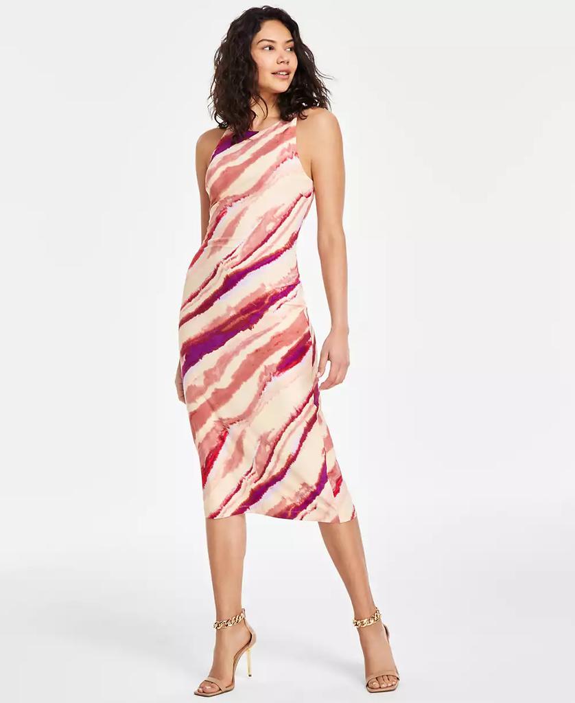 RACHEL Rachel Roy Women's Printed Sleeveless Midi Sheath Dress