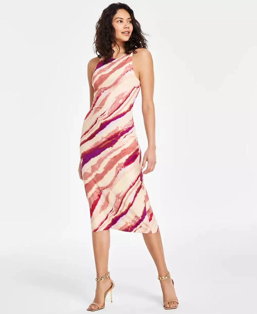 RACHEL Rachel Roy Women's Printed Sleeveless Midi Sheath Dress 1