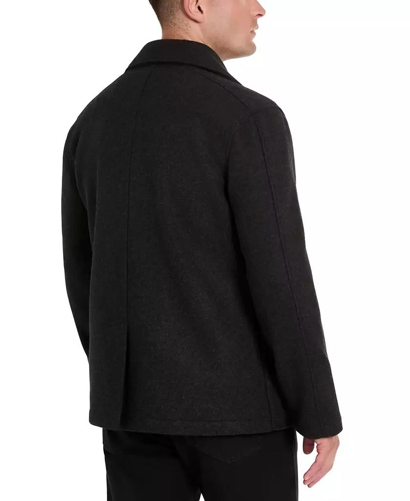 Kenneth Cole Men's Double-Breasted Peacoat 2