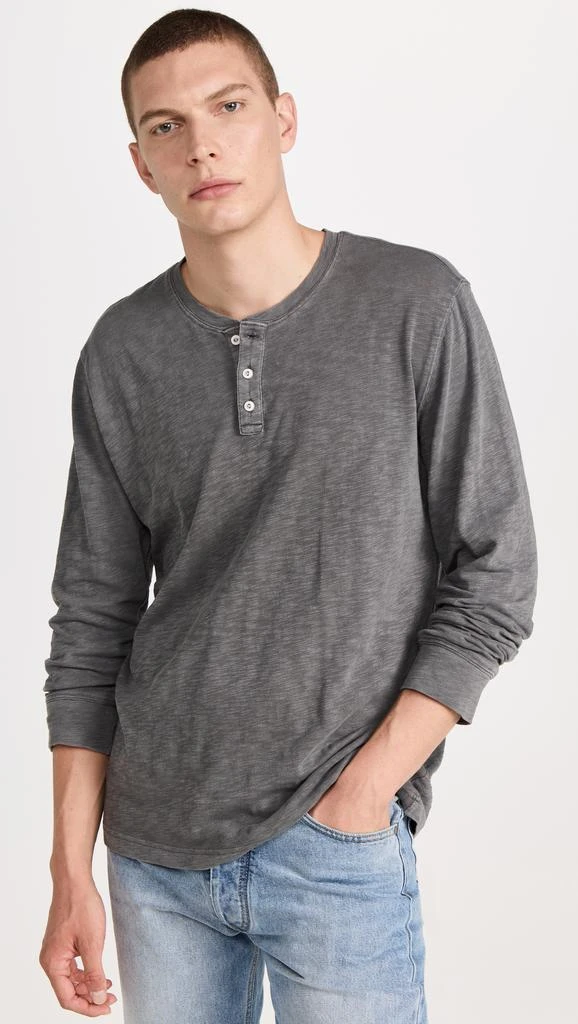 Rails Skhi Long Sleeve Henley Top 1