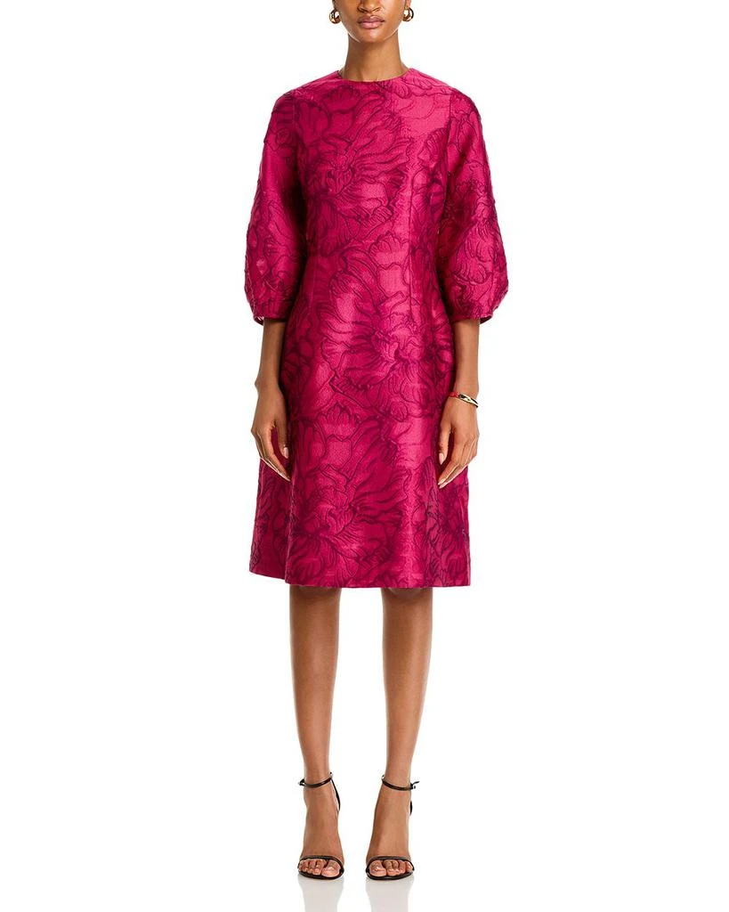 Teri Jon Floral Jacquard Dress 7