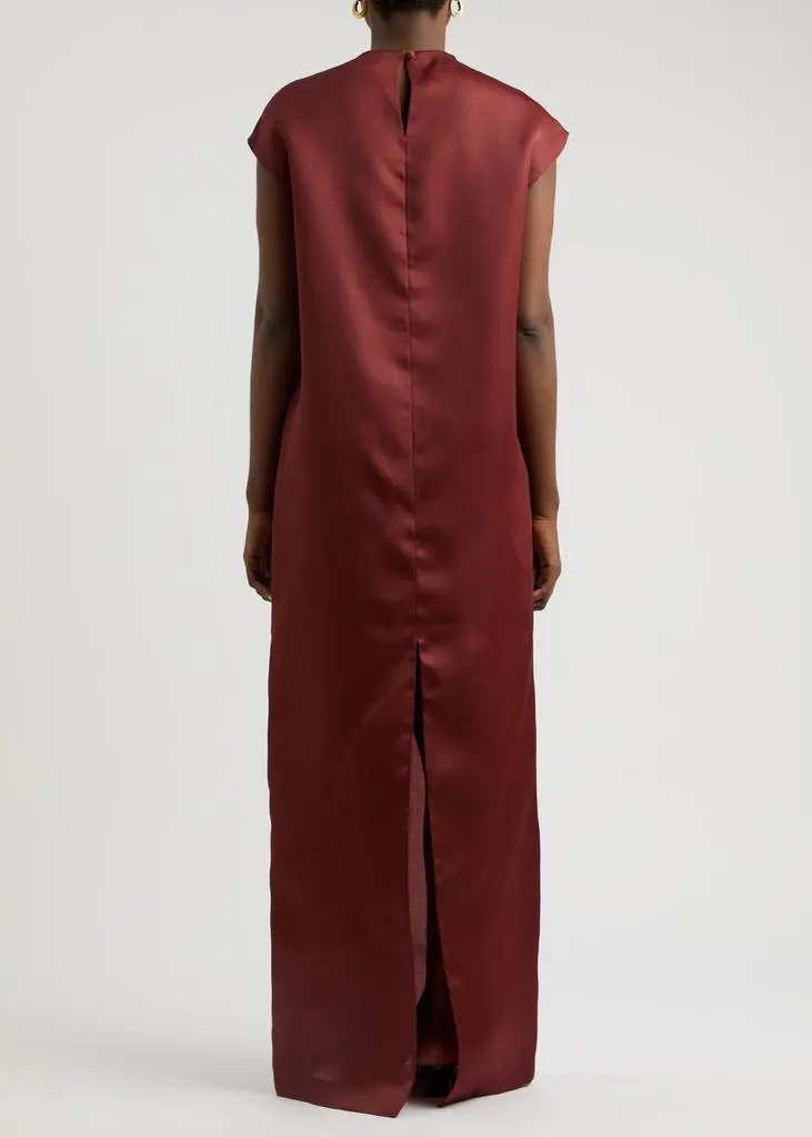 Khaite Lohan semi-sheer silk maxi dress 3