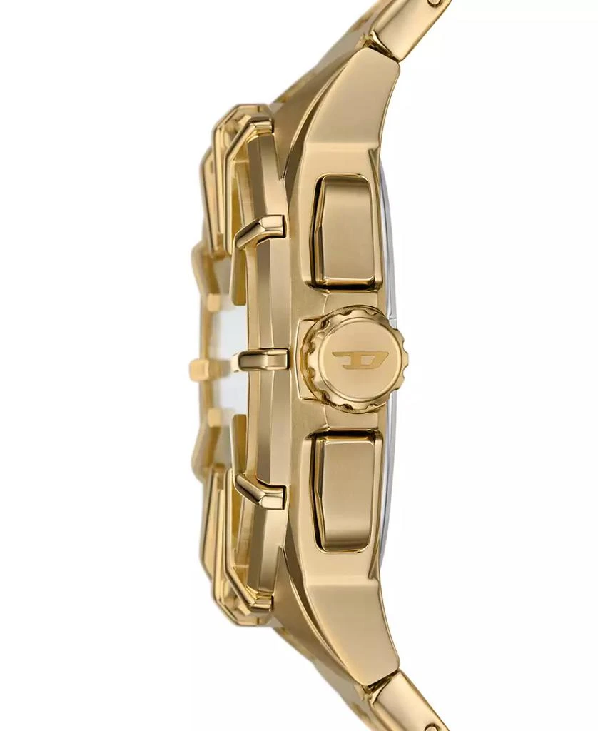 Diesel Men's Framed Chronograph Gold-Tone Stainless Steel Watch 44mm 2