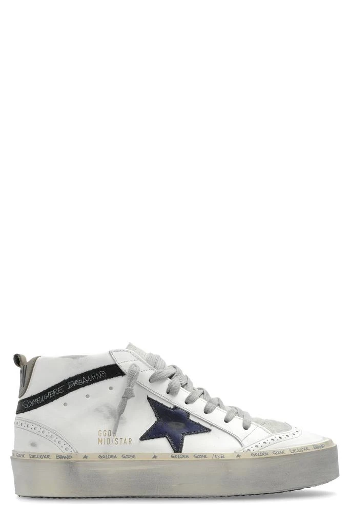 Golden Goose Golden Goose Deluxe Brand Hi Mid Star Lace-Up Sneakers 1