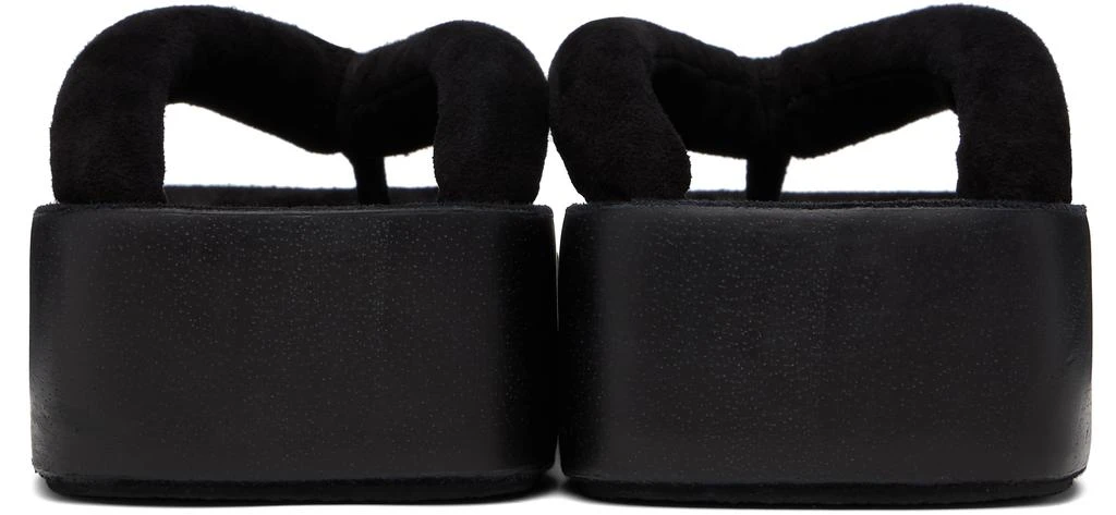 LAUREN MANOOGIAN Black Zori Sandals 2