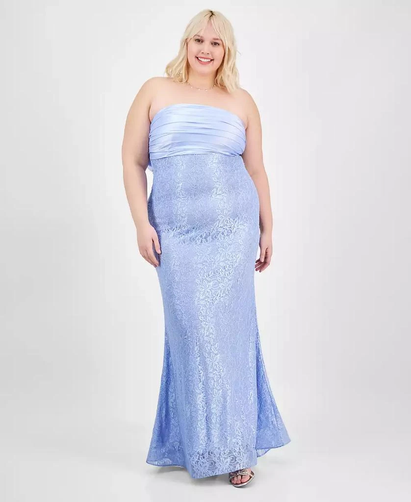 Formal Dresses Macy's Bridesmaid Dresses Plus Size R M Richards Plus  Size High-Low Gown Macy's