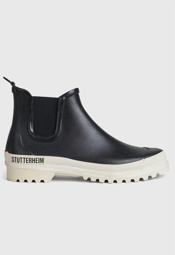Stutterheim Women's Chelsea Rainwalker Rain Boots In Black