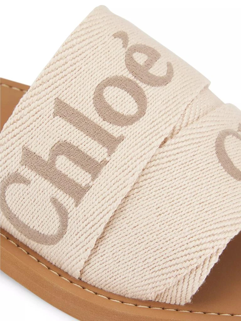 Chloé Woody Logo Slide Sandals 6
