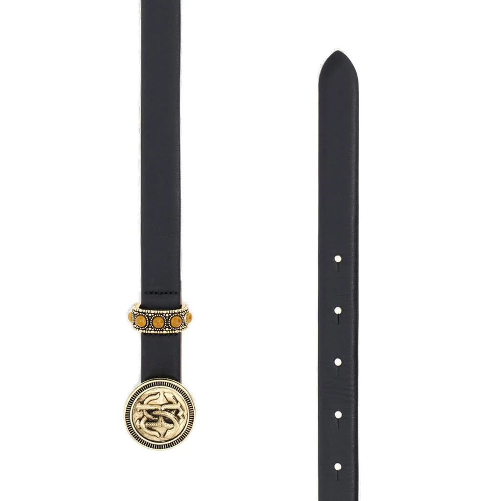 Roberto Cavalli Embellished Logo Buckled Belt – On Sale Now  display picture 1
