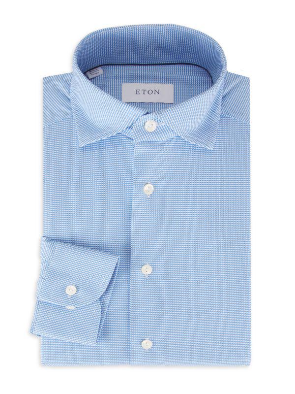 Eton Contemporary Fit Cutaway Collar Dress Shirt