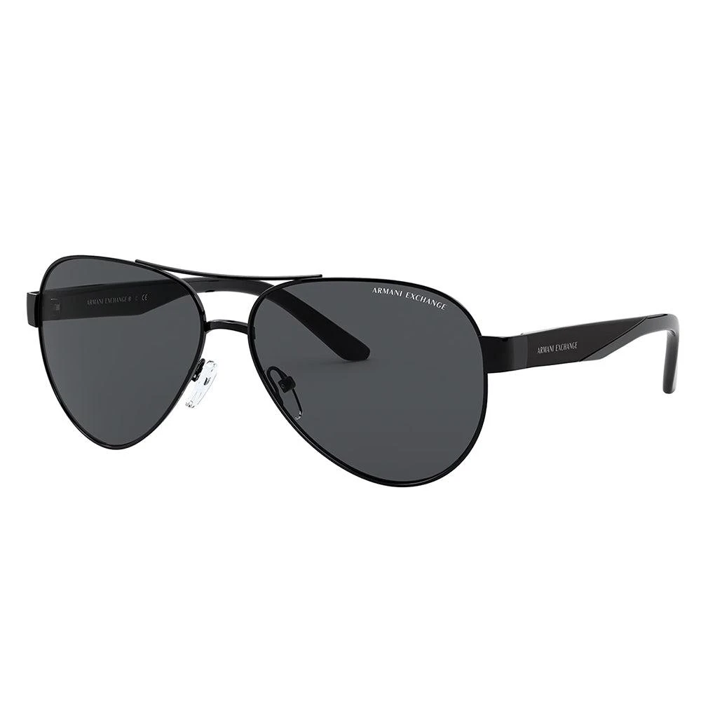 Armani Exchange AX 2034S 600087 59mm Unisex Aviator Sunglasses 1