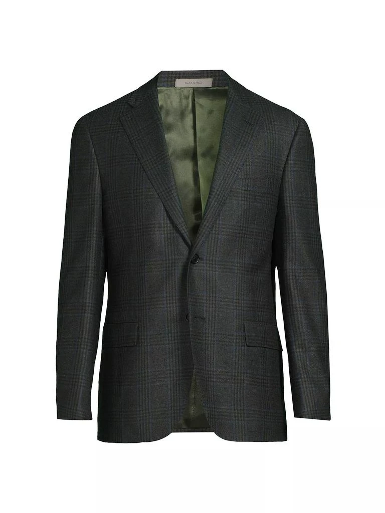 Corneliani Academy Plaid Wool Jacket 1