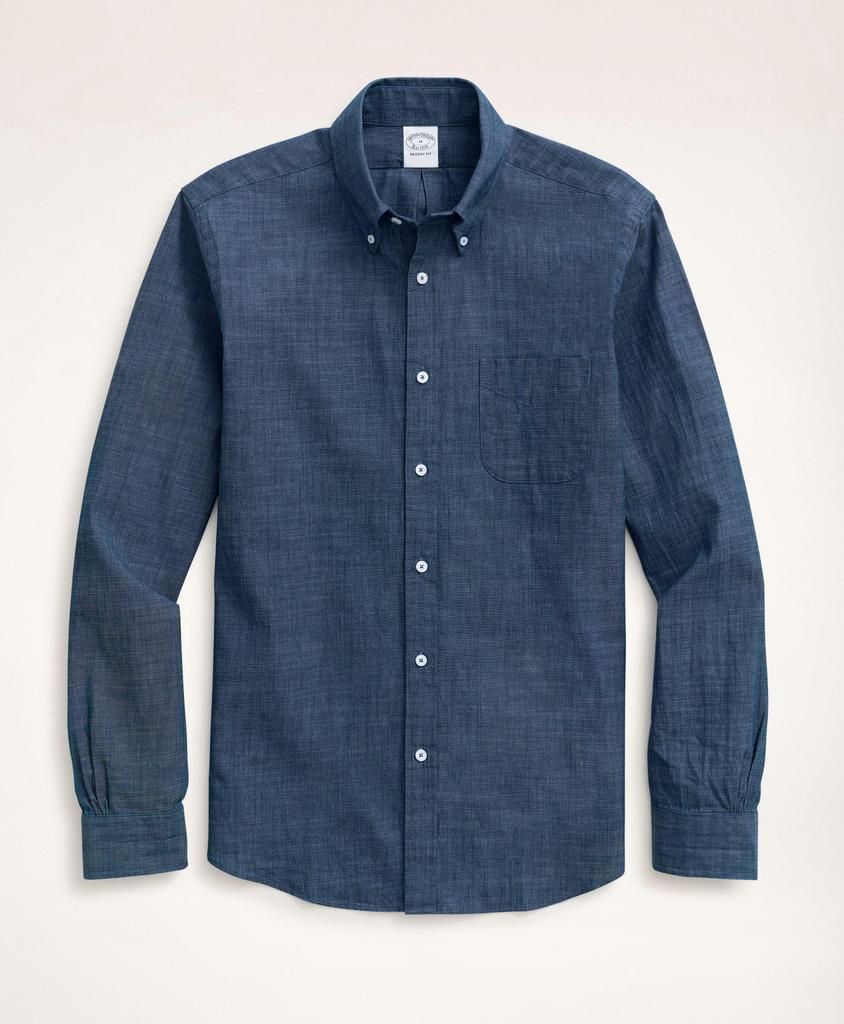 Brooks Brothers Regent Regular-Fit Chambray Sport Shirt