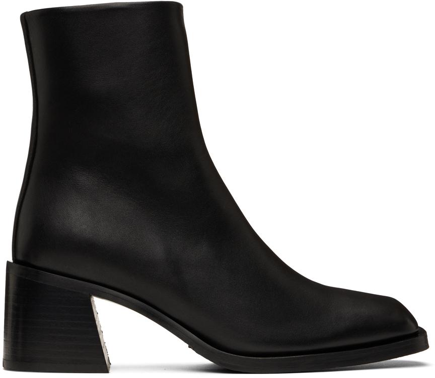 Filippa K Black Square Toe Boots