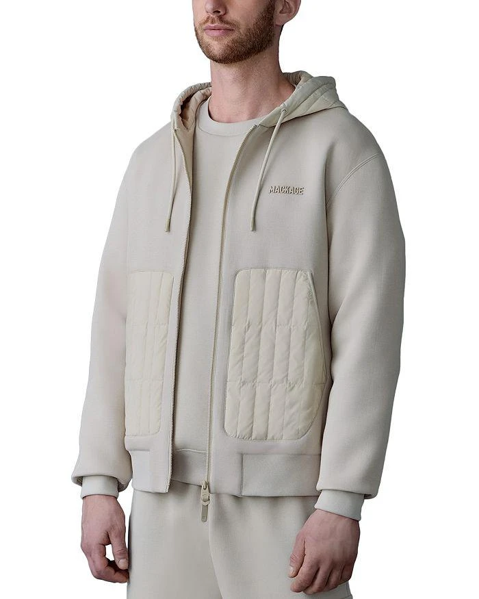 Mackage Cruz Zip Up Hybrid Vertical Down Hoodie 1