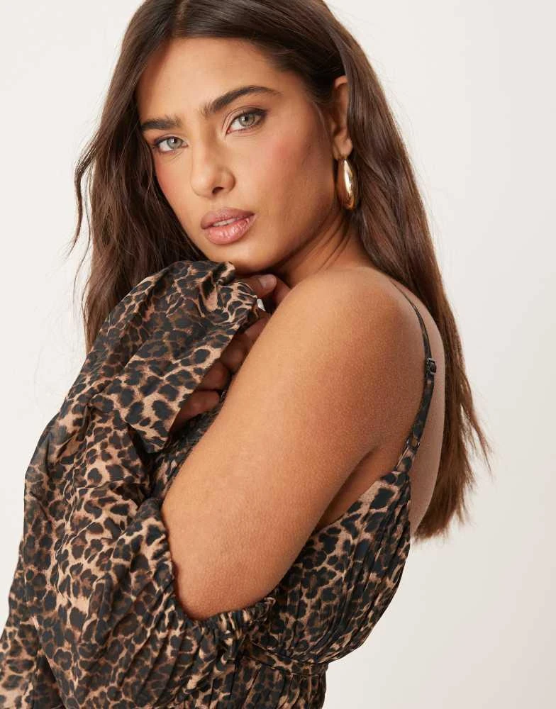 Leopard Print Asos Femme Curve ASOS DESIGN Curve Ultimate T-shirt