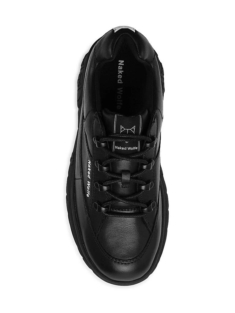 Naked Wolfe Sporty White Low Top Sneakers 5