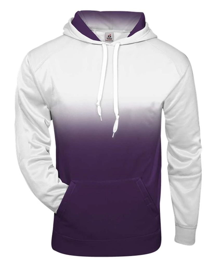 Badger Men's Ombre Hooded Sweatshirt 7