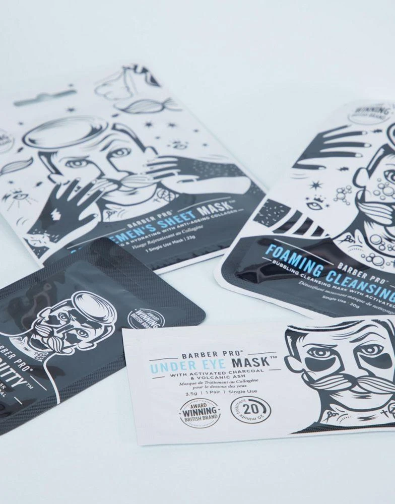 BARBER PRO BARBER PRO Skin Revival Mask Set 1