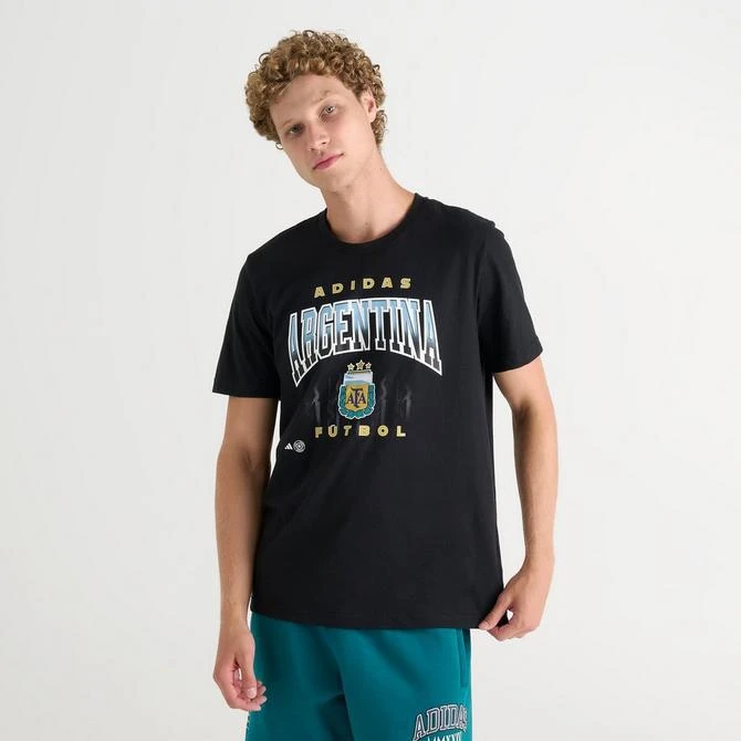 Adidas Men's adidas Argentina Soccer Retro Heritage Graphic T-Shirt 3