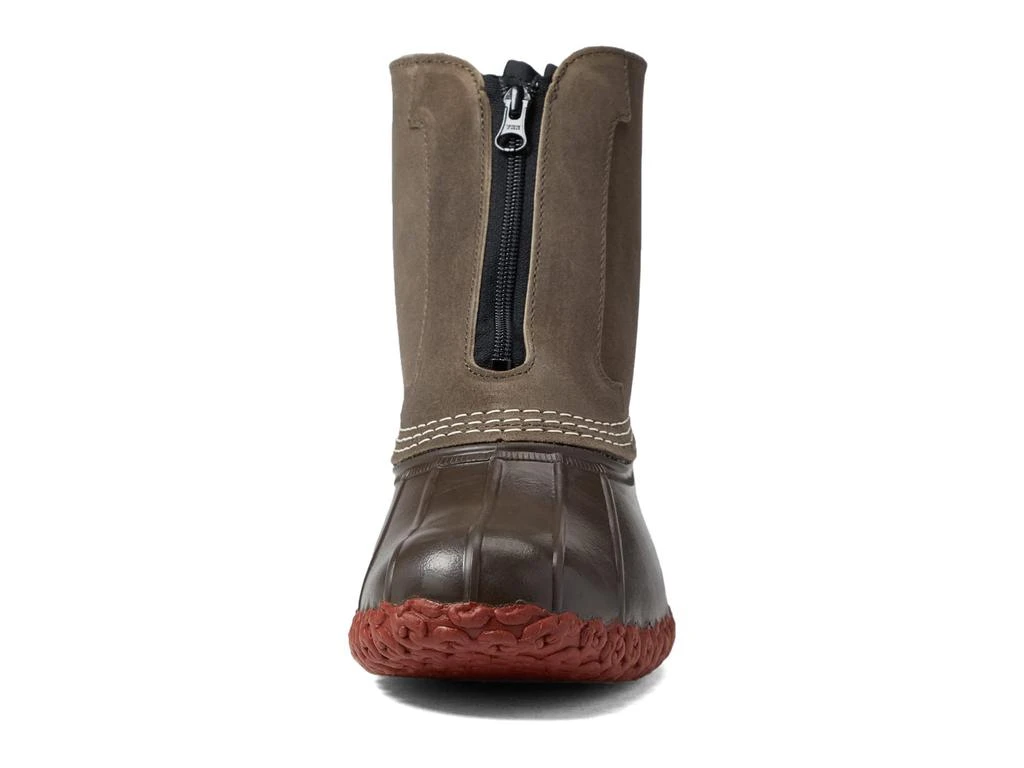 L.L.BEAN Bean Boot 8" Zip Front Fleece Lined 6