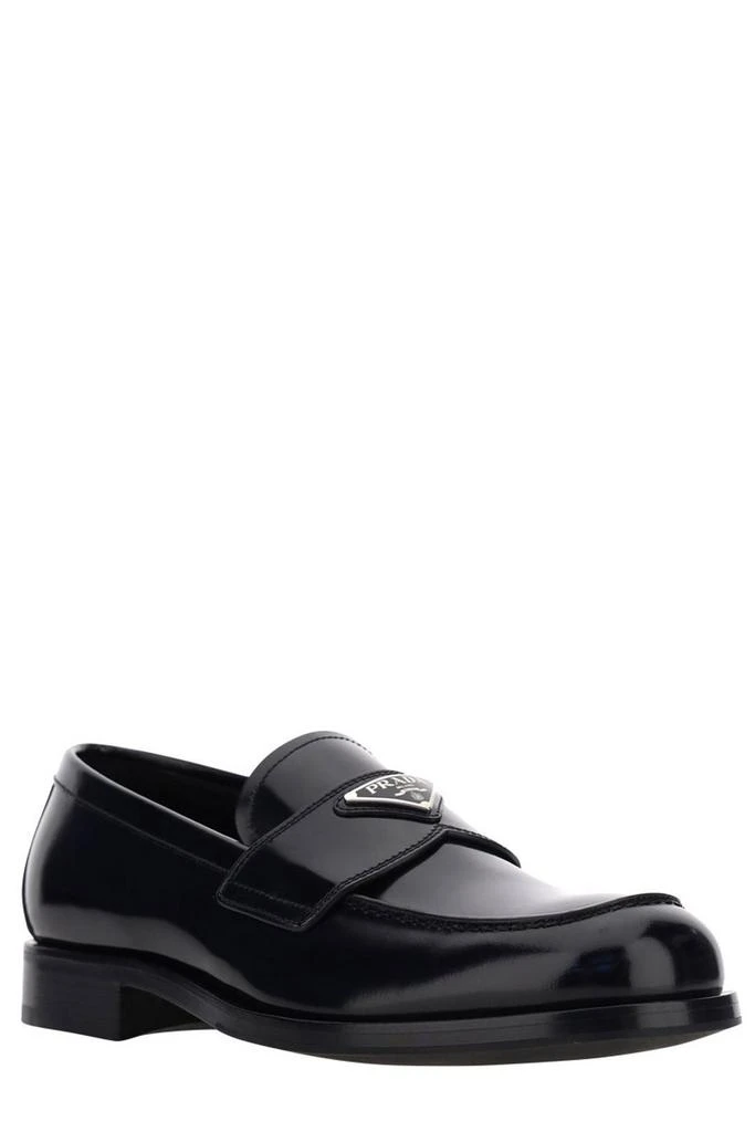 Prada Prada Logo Plaque Slip-On Loafers 2