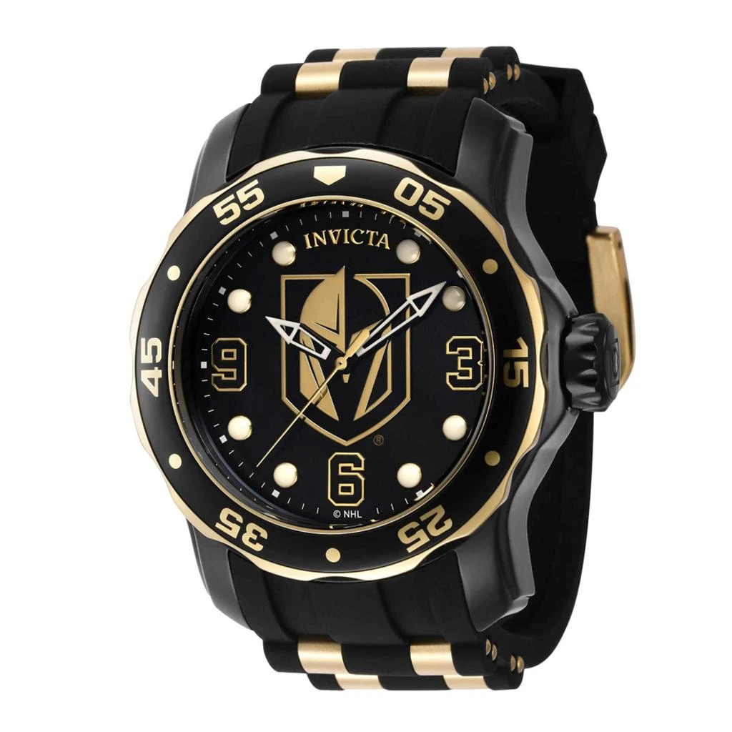 Invicta Invicta Men's Watch - NHL Vegas Golden Knights Rotating Bezel Silicone Strap | 42321 1
