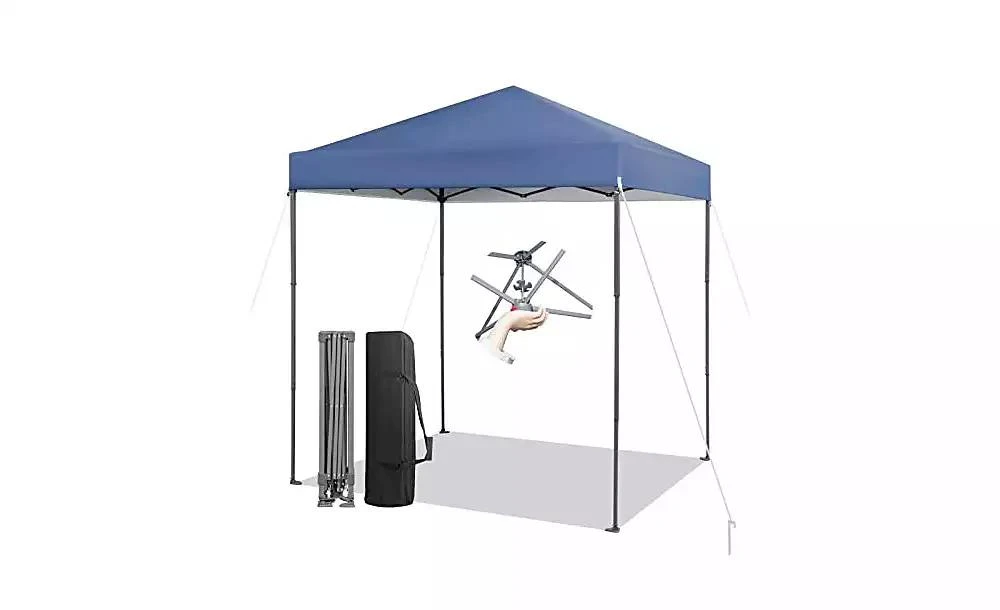 Mecale 6.6 x 6.6 Feet Outdoor Pop-up Canopy Tent with UPF 50+ Sun Protection 1