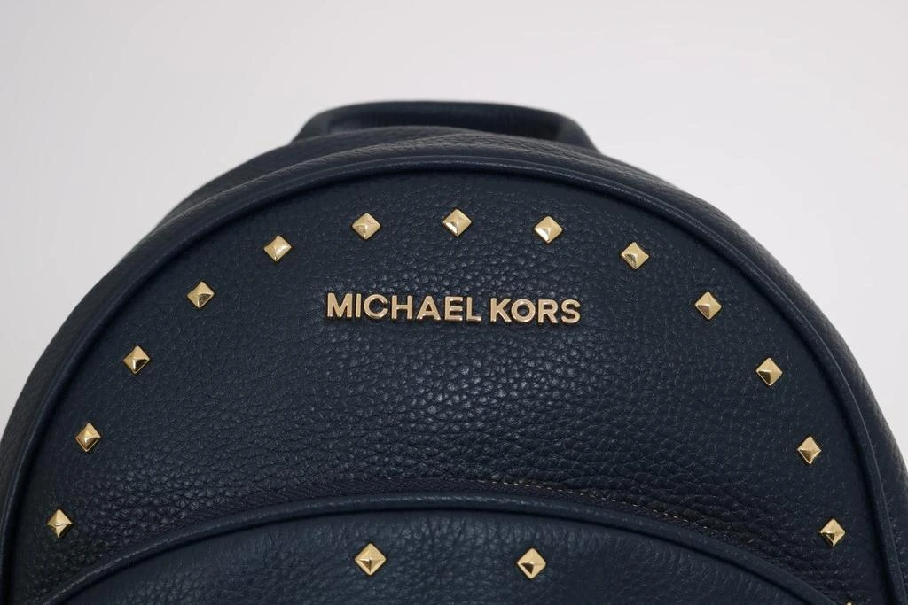 Michael Kors blue ABBEY Leather Backpack Women's Bag 4