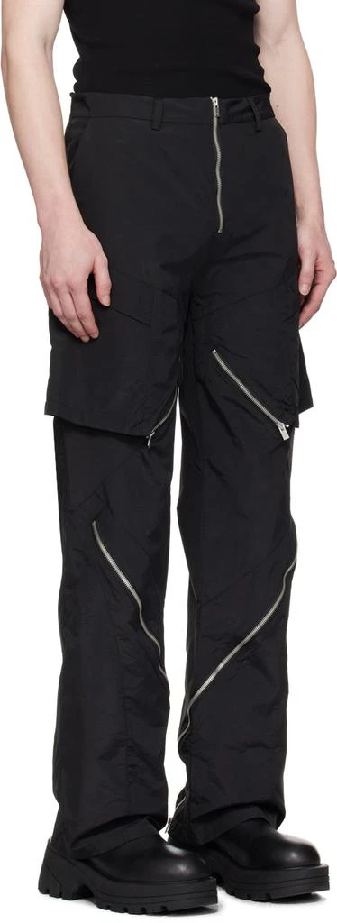 HELIOT EMIL Black Stratum Cargo Pants 2