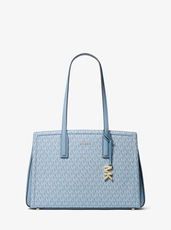 Michael Kors Laila Medium Signature Logo Tote Bag