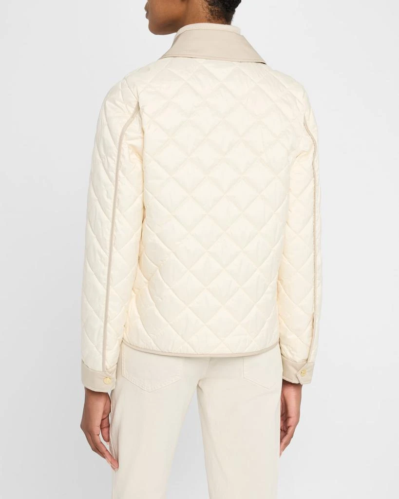 Marella Lipari Two-Tone Quilted Jacket 3