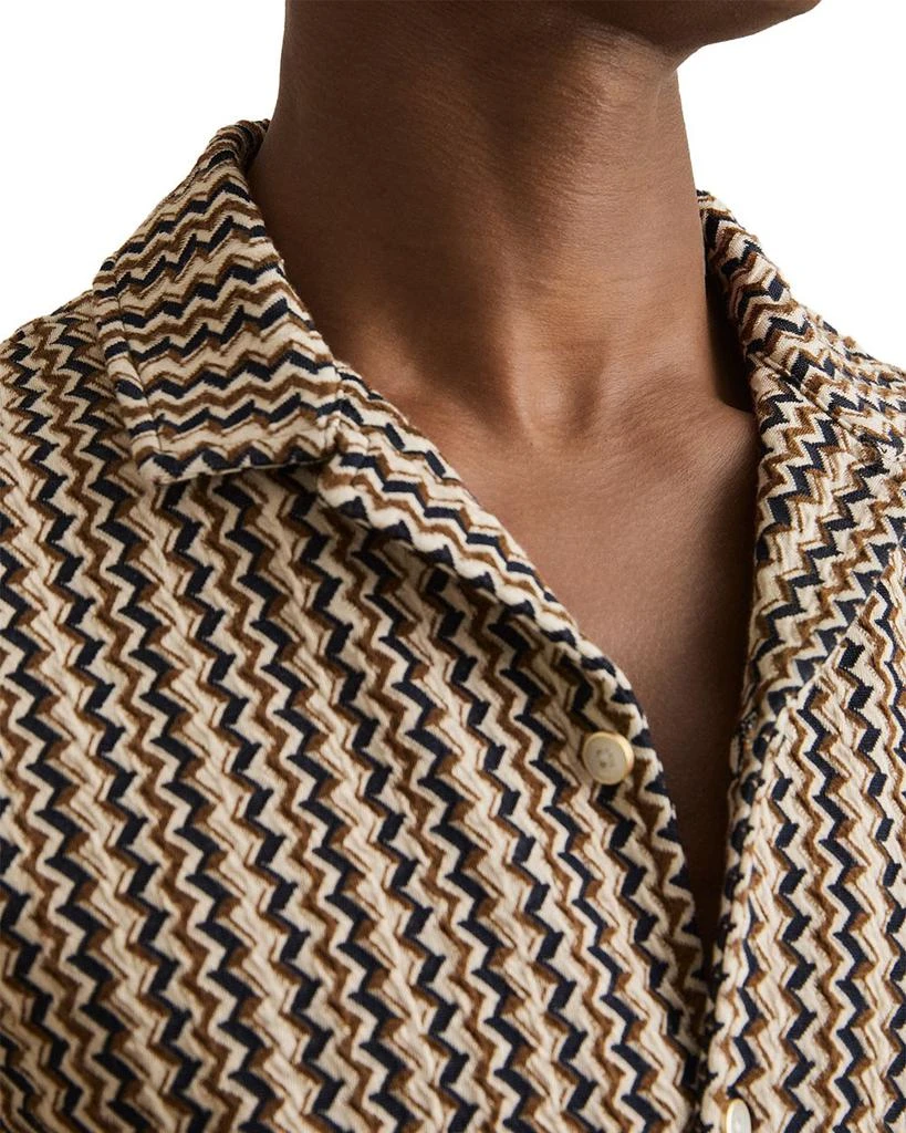 REISS Vallata Printed Camp Shirt 3