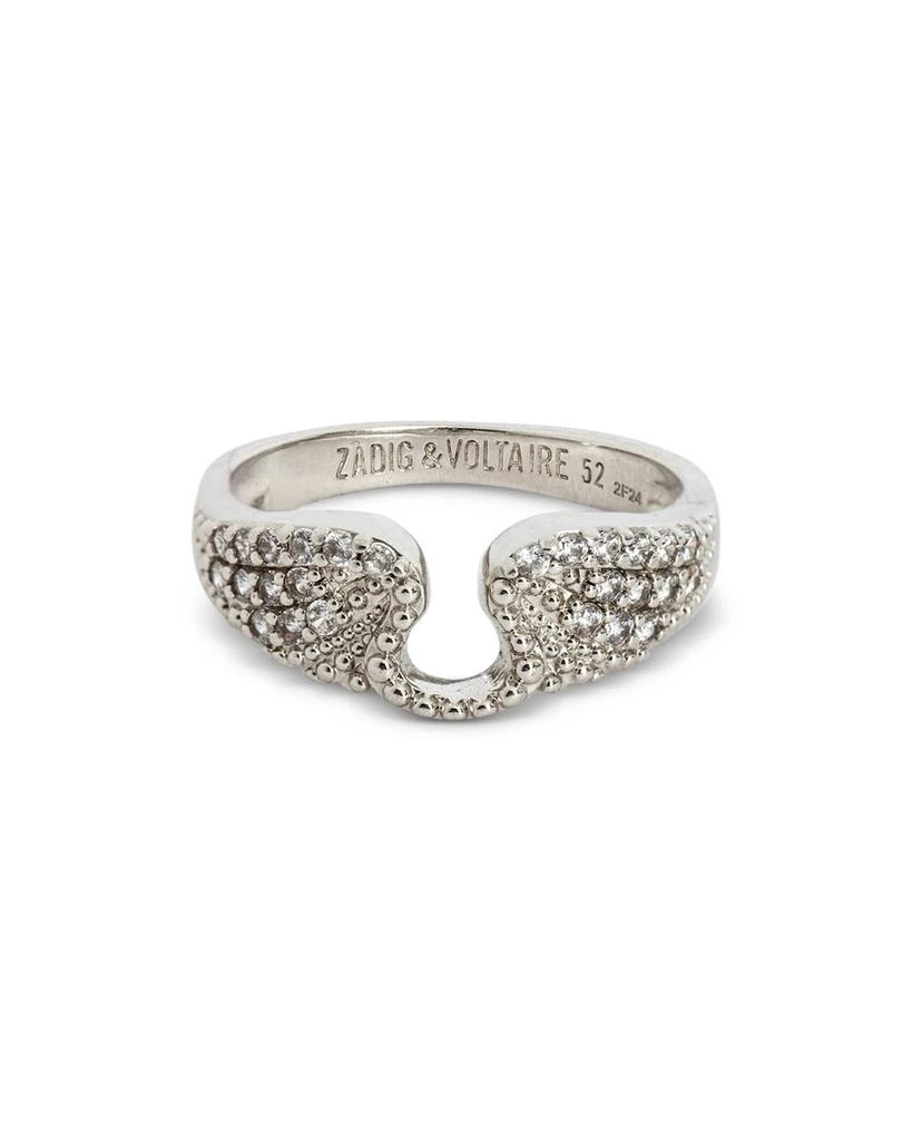 ZADIG & VOLTAIRE Rock Wings Diamante Ring 1