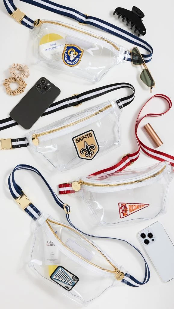 Stoney Clover Lane New Orleans Saints Clear Fanny Pack 6