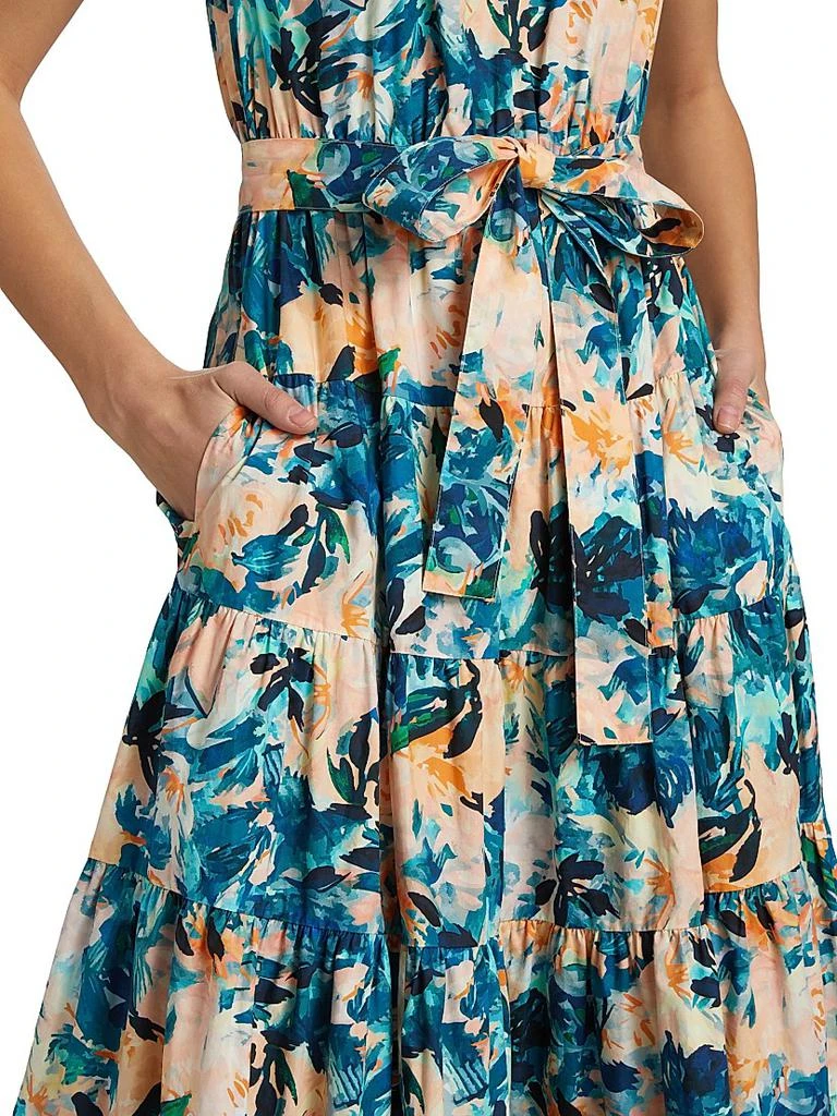 Ulla Johnson Ottilie Floral Cotton Midi-Dress 7