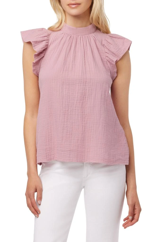 Joe's Cotton Gauze Flutter Sleeve Top 1