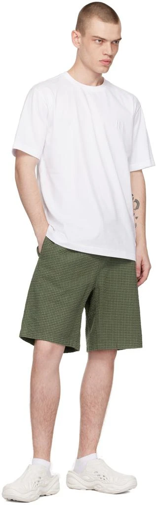Gramicci Green Micro Plaid Shorts 4