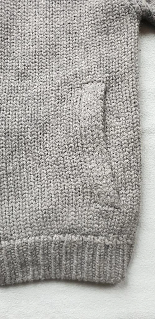 cos Grey very warm wool Cardigan Jacket with 2 pockets 10