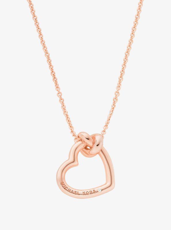 Michael Kors Knotted Heart Necklace