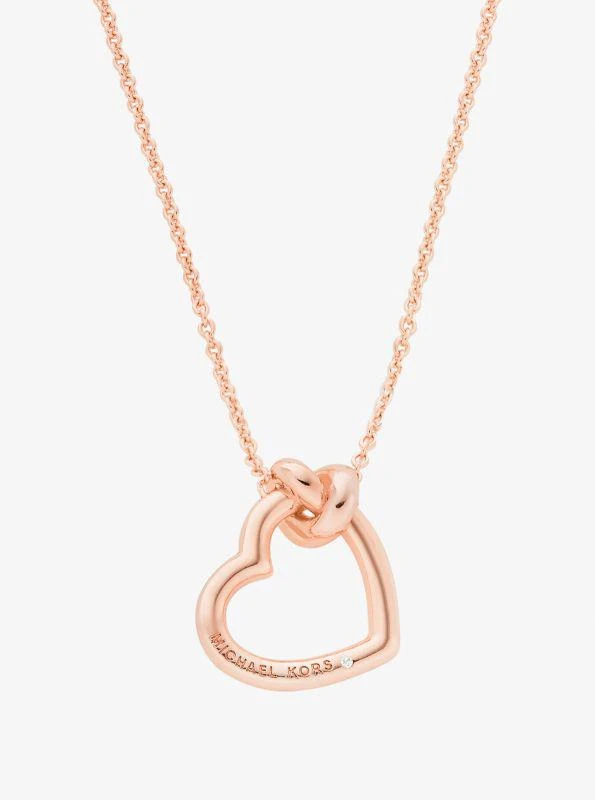Michael Kors Knotted Heart Necklace 1