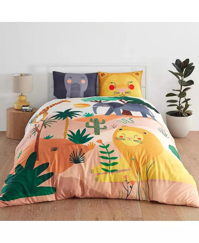 Rookie Humans In the Savanna 100% Cotton Duvet & Pillowcase Set - 1
