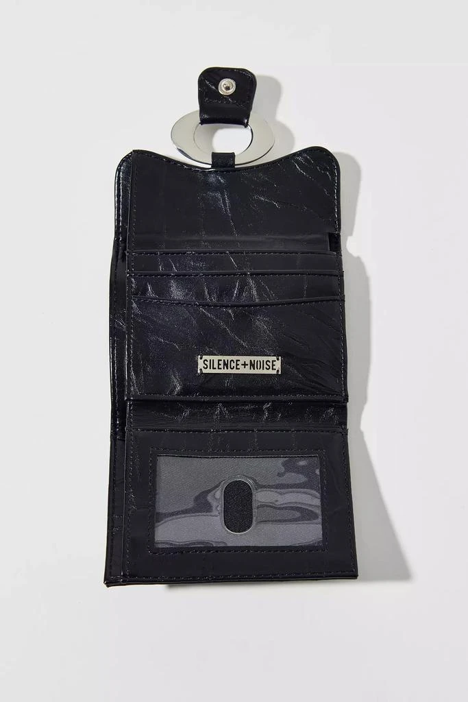 Silence + Noise Silence + Noise Jenn Buckle Metallic Wallet 2