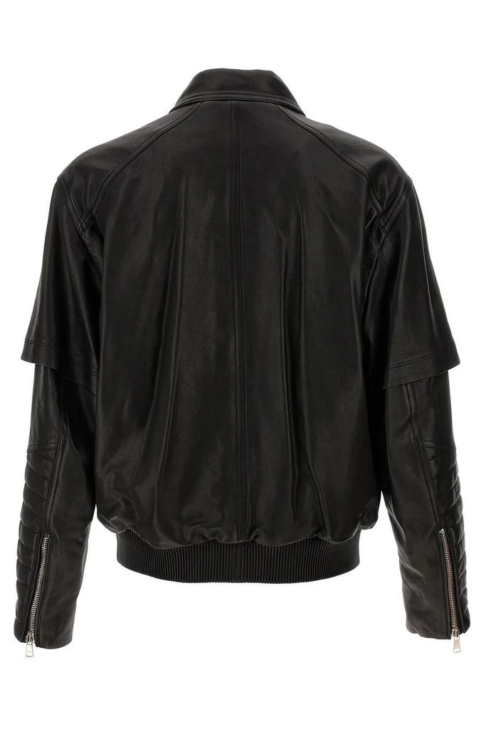 Balmain Balmain Layered Leather Jacket 2