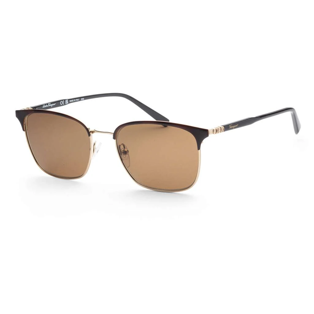 Salvatore Ferragamo Ferragamo Men's Brown Aviator Sunglasses 1