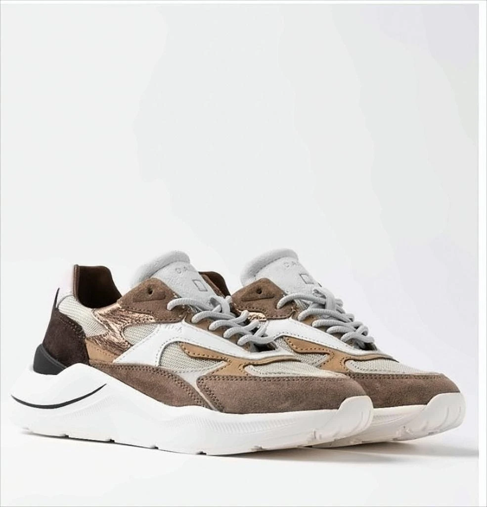 D.A.T.E Fuga Dragon Sneakers With Bronze Accents 2