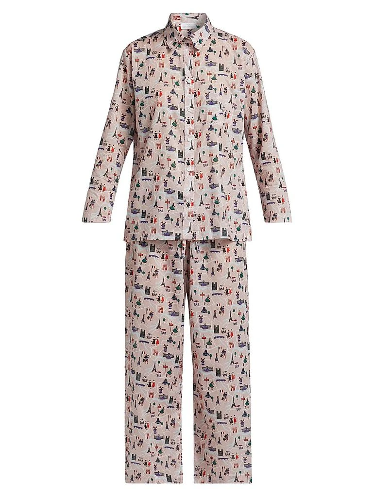 Pour Les Femmes Paris Cotton Pajamas 1