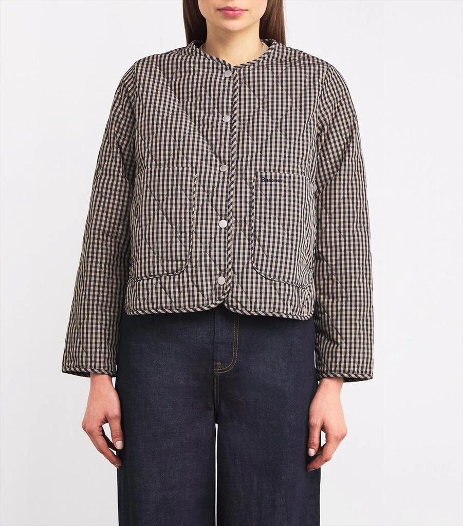 Barbour Check Monroe Quilted Jacket 3
